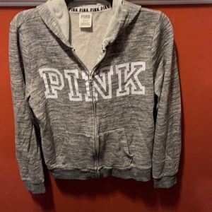 Juniors PINK zippered jacket